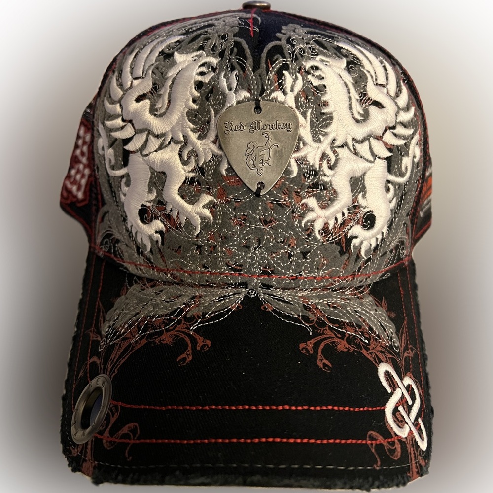 Red Monkey Double Falcon Cap